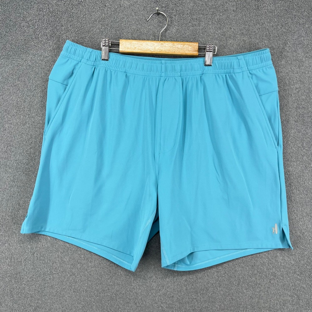 Johnnie-O Rocke Performance Shorts Mens XL Blue Stretch Active Golf JMSH100100